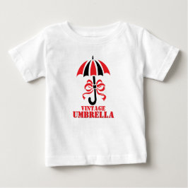 Elegant Vintage Umbrella with Ribbon Bow Design T Shirt