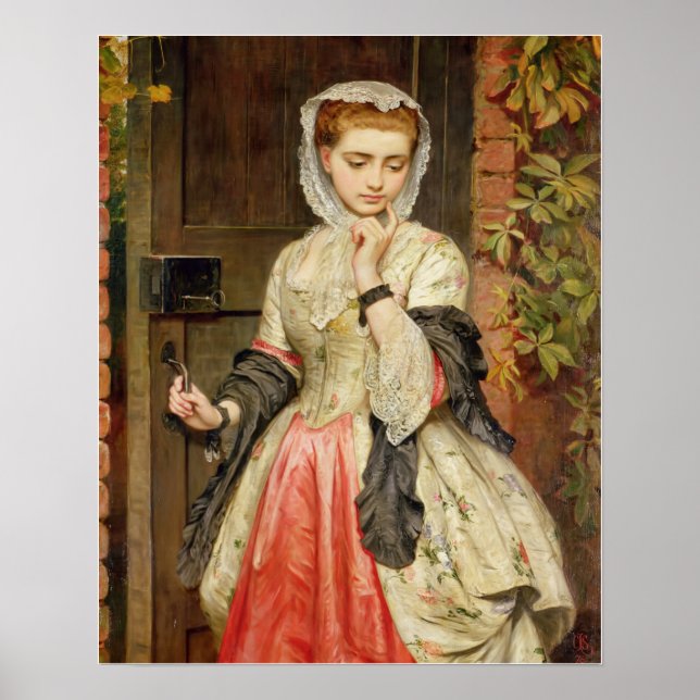 Elegant Vintage Victorian Girl Poster (Framsidan)