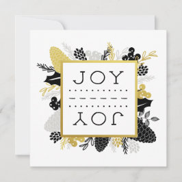 Elegant Vinter Foliage JOY JY Julkort