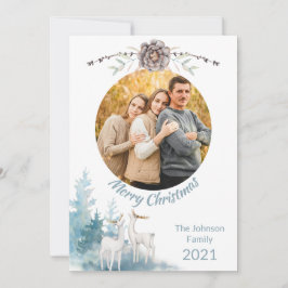 Elegant vinter scen jul familj foto