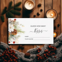 Elegant vinter städsegrön & rönn bröllopsfest