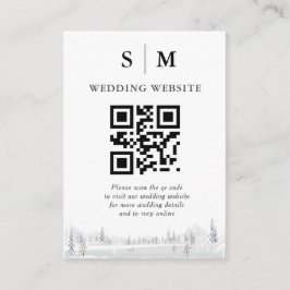 Elegant Vinter Värld Snöflingor Tilläggskort