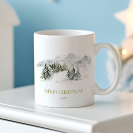 Elegant Vinterbergsjul Kaffemugg