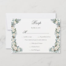 Elegant vintergrönska vit blomsterbröllopsmåltid