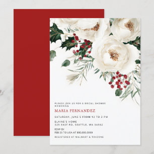 Elegant VinterHelgdagar - Möhippa - jul Inbjudningar