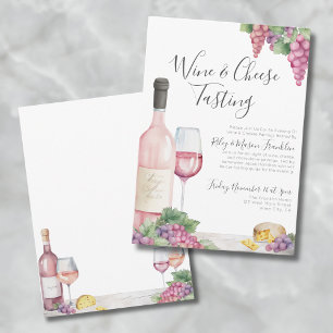 Elegant vintillställningparty inbjudningar