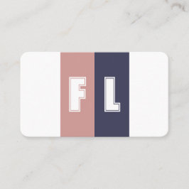 Elegant violet färg palettkalligrafi QR-kod Visitkort