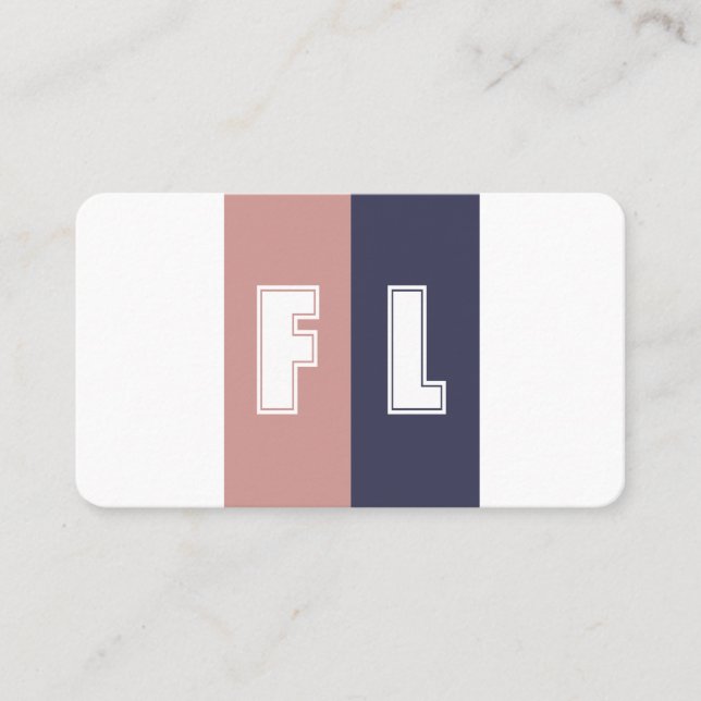 Elegant violet färg palettkalligrafi QR-kod Visitkort (Framsida)