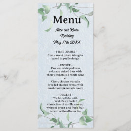 Elegant violet gren på himlar blå bakgrund meny