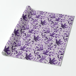 Elegant Violet och Lila blommor Presentpapper