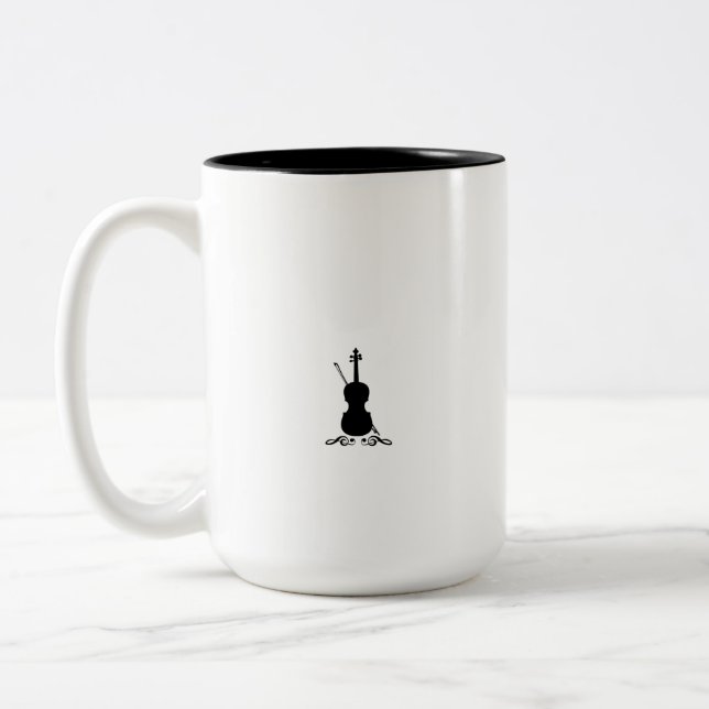 Elegant Violin Mugg (Vänster)