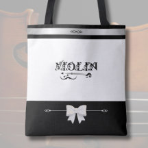 Elegant Violinist Butik Svart Vit Violin Notväskor