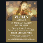Elegant Violinist, Violin Lessons Reklam Reklamblad<br><div class="desc">Elegant Violinist,  Violin Lessons annonserar flygblad av Affärskortet Store.</div>