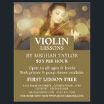 Elegant Violinist, Violin Lessons Reklam Reklamblad<br><div class="desc">Elegant Violinist,  Violin Lessons annonserar flygblad av Affärskortet Store.</div>