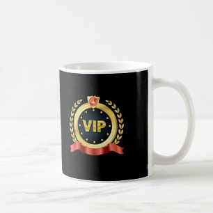 Elegant VIP Guld Medallion Kaffemugg