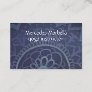 Elegant visitkort för mandala för