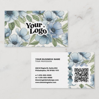 Elegant visitkort – Qr-kod & logotyp