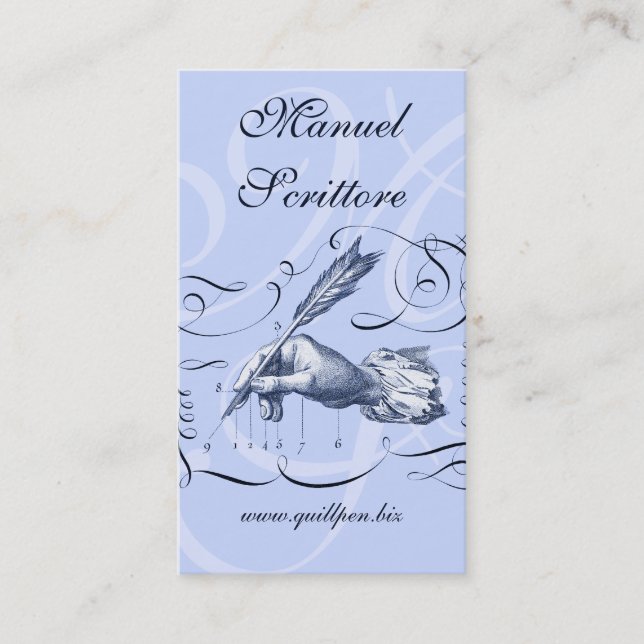 Elegant visitkortbrevpapper shoppar/bokhandeln visitkort (Framsida)