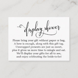 Elegant Visning Möhippa Gift-kort Tilläggskort