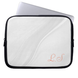 Elegant vit apelsin tablethölje 10 tum laptop fodral