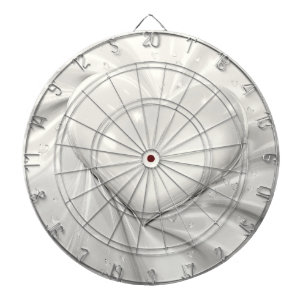 Elegant Vit Cream Heart Dartboard Darttavla