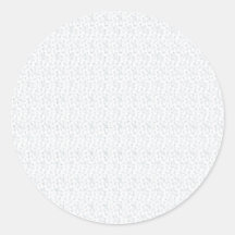 Elegant vit damaskbröllopssigillklistermärke