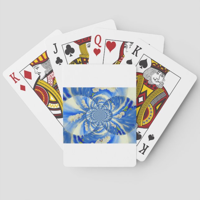 Elegant vit färgsfärg för orkidé spel kort (Baksidan)