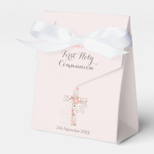 Elegant, vit gemenskap blommigt kor-förinställning presentaskar