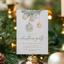 Elegant vit guld ornament julfest