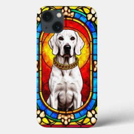Elegant Vit Hundkonst