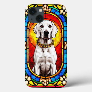 Elegant Vit Hundkonst