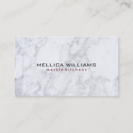 Elegant Vit markerbar stenbakgrund Visitkort