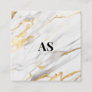 Elegant, vit marmor av guld faux glitter tidsbeställning kort