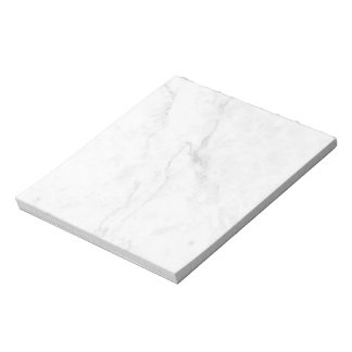 Elegant vit marmor hemdekor anteckningsblock