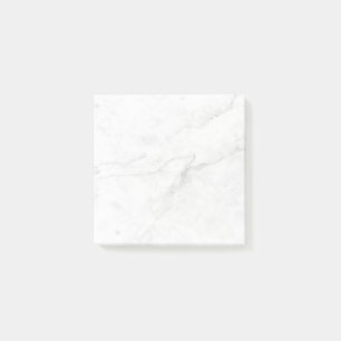 Elegant vit marmor hemdekor post-it block