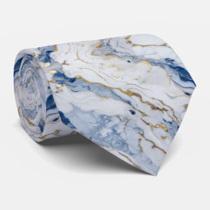 Elegant, vit marmorgranit från guld mönster slips