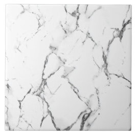 Elegant vit marmorimitation keramisk platta kakelplatta
