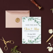 Elegant Vit och Grönt Blommigt Vattenfärgsfärg Spa