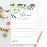 Elegant Vit Orchds Bohemian Möhippa Adapter<br><div class="desc">Elegant Vit Orchids Bohemian Möhippa Advice Card. Anpassa med bruden till namn och duschdatum. Klicka på länken "anpassa ytterligare" för ytterligare anpassning. Kontakta mig om du behöver hjälp.</div>