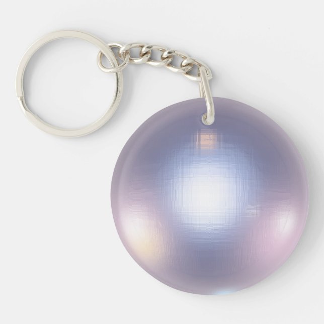 Elegant vit pärlskimmer diamantbling (Framsidan)
