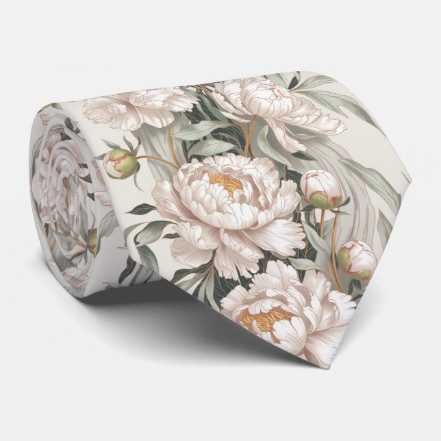 Elegant Vit Pion Slips (Rullad)