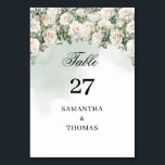 Elegant Vit ros Blommigt Garden greenery Bordsnummer<br><div class="desc">Gå in i en vismisk värld av elegans och charm med Boho White English Ro, Grönt Eucalyptus och Guld Bröllop Stationery Collection. Den här fängslande sensembeln förkroppsligar en blandning av naturskönhet och sofistikering, blandar delikat vitt engelskt ro, spolar grönt eucalyptus löv och skakar guld-accenter för att skapa en verkligt förtjusande...</div>