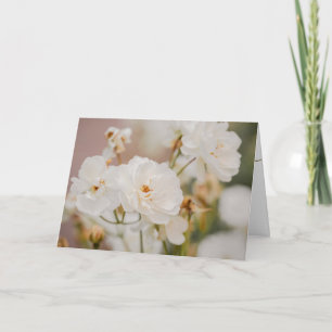 Elegant vit rosblomma foto Gott mors dag Kort