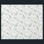 Elegant Vit vattenfärgad Blommigt Eucalyptus Presentpapper<br><div class="desc">blommigt med vit elegant  eukalyptus papper för möhippa,  babydusch,  bröllop,  födelsedag,  party dekoration,  jul</div>