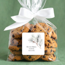 Elegant vit vintertall bröllopsdusch