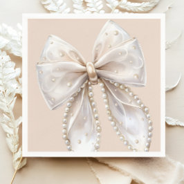 Elegant Vita babyskor för babykläder Pappersservett