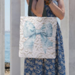 Elegant Vita blåblåa snöre Tygkasse<br><div class="desc">De här eleganterna är perfekt för din livsstil! Med en chic vit snöre mönster och blå buskdekaler kan dessa tallar föras till ändlösa jordbruksmarknader,  rullas genom gatorna på semester eller sitta bredvid.</div>