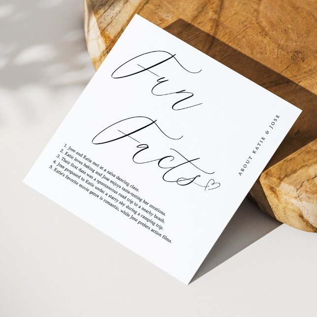 Elegant Vita blöjor med Personlig Roligt Facts Pappersservett (Personalized Elegant White Napkins with Personalized Fun Facts)