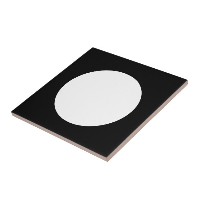 Elegant Vita och svarta keramiska plattor (minimal Kakelplatta (Sidan)