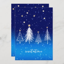 Elegant Vita Stars-middagen Guld i Julgran